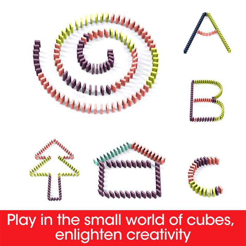 Domino Train Toys Baby Toys Car Puzzle Automatic Release Licensing Electric Building Blocks Train Toy EcoVital Hub