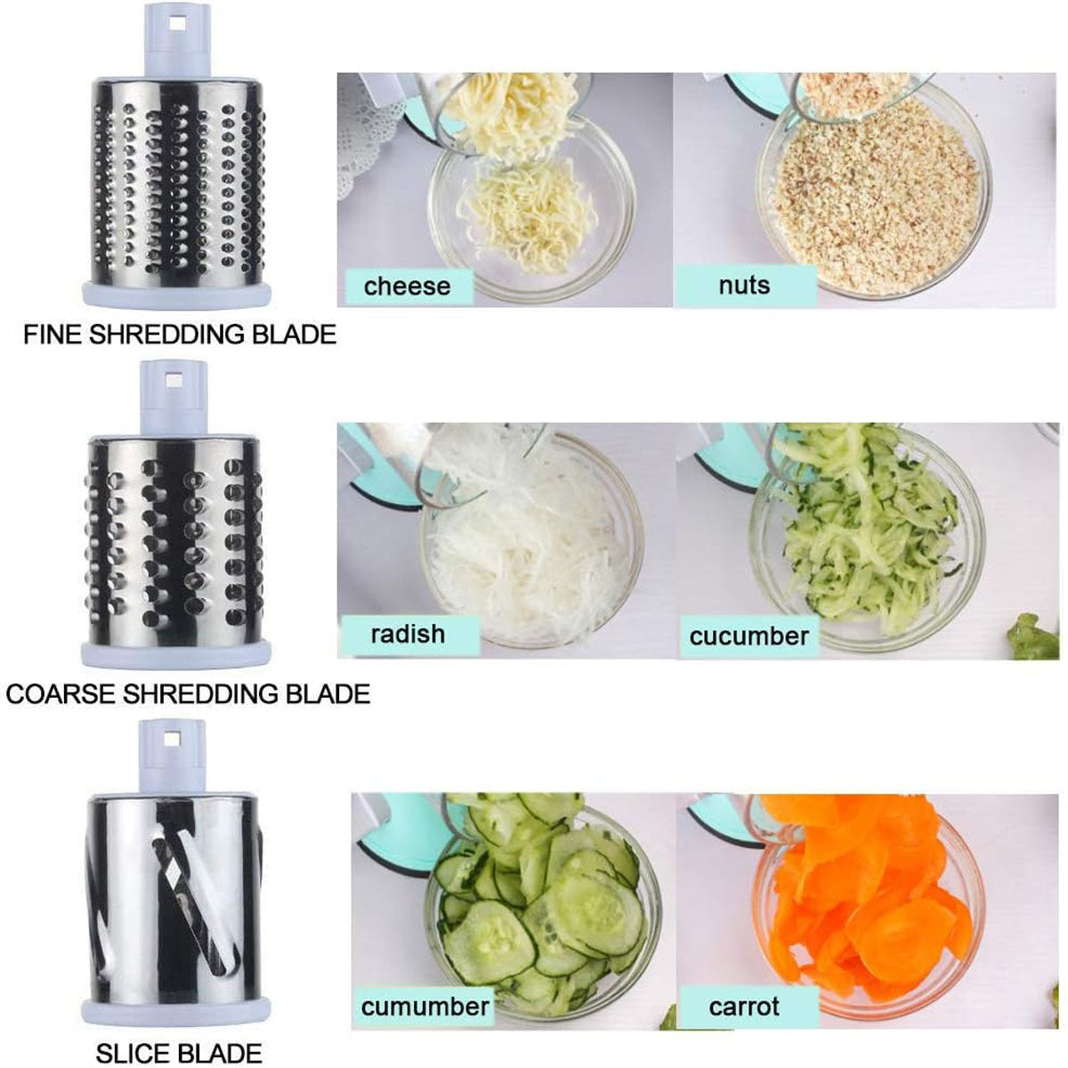 Manual Kitchen Accessories Multifunctional Round Mandoline Potato Slicer Vegetable Cutter Slicer Cheese Kitchen Gadgets EcoVital Hub