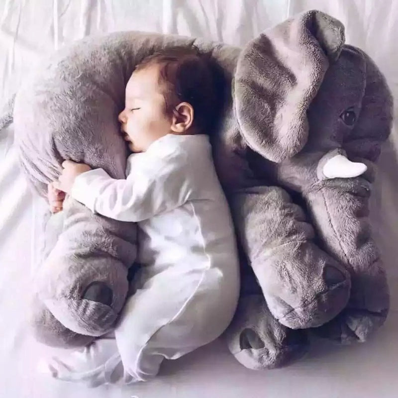 Soft Comfort Elephant Plush Toy  Accompany Sleeping Baby Sleep Child Pillow Leather Shell EcoVital Hub