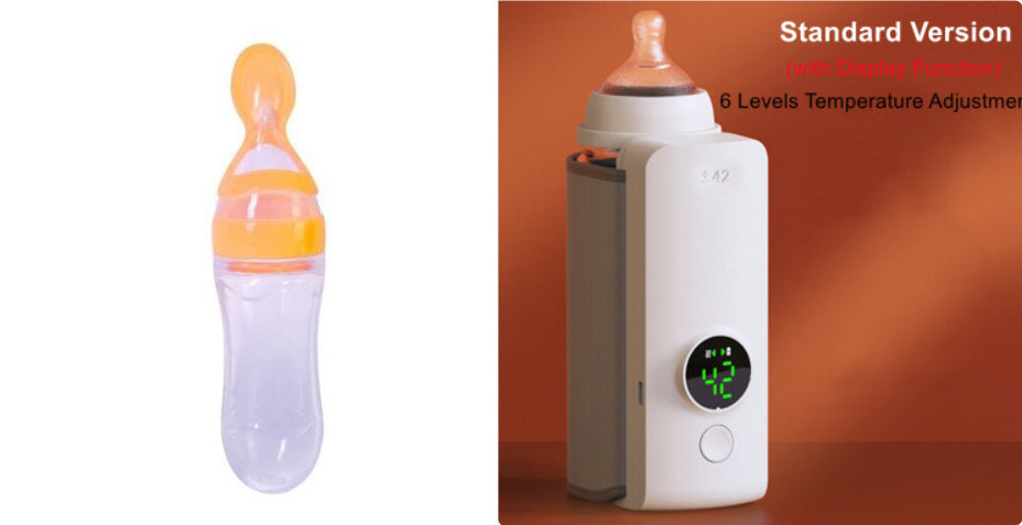 Portable Wireless Rechargeable Baby Bottle Warmer USB Charging And Heating Bag Portable Constant Temperature Milk Warmer Universal Bottle Insulation Sleeve EcoVital Hub