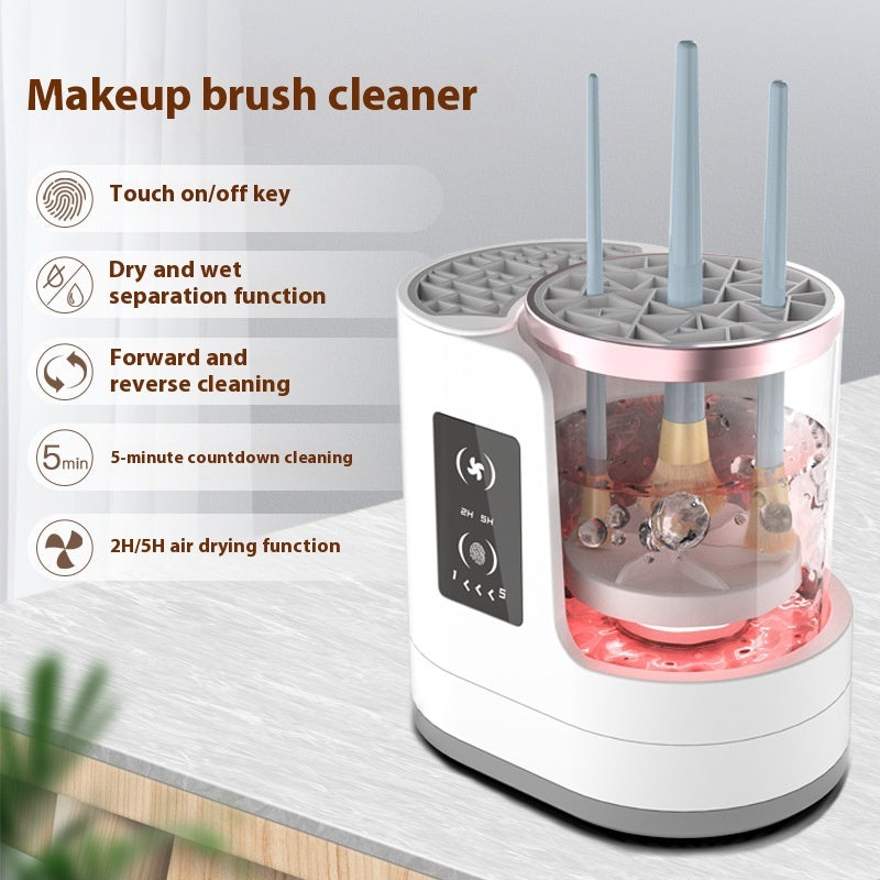 Electric Makeup Brush Cleaner Rechargeable Makeup Brushes Cleaning Tool Automatic Makeup Brush Cleaning Stand Device EcoVital Hub